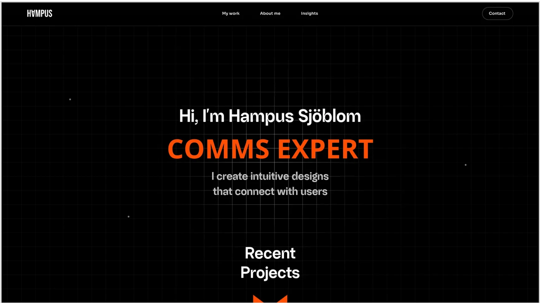 portfolio of Web Developer category